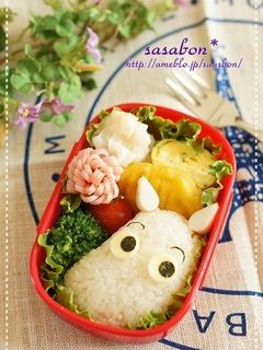 簡単♪ムーミンのお弁当-レシピのメイン写真