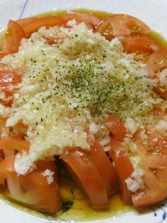 新玉ねぎとトマトのさっぱりサラダ-レシピのメイン写真