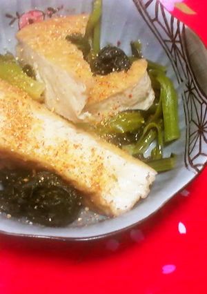 上品な味、染みうま厚揚げと小松菜の煮物-レシピのメイン写真