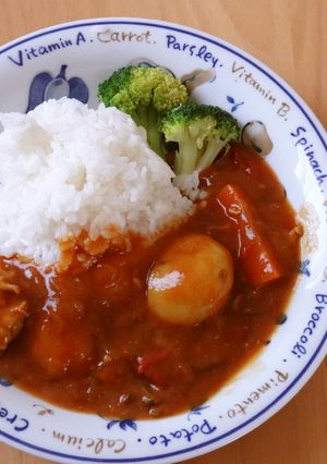 チキンとトマトの濃い味カレー-レシピのメイン写真
