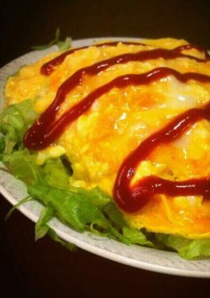 誰でも簡単タコライス風ふわとろオムライス-レシピのメイン写真