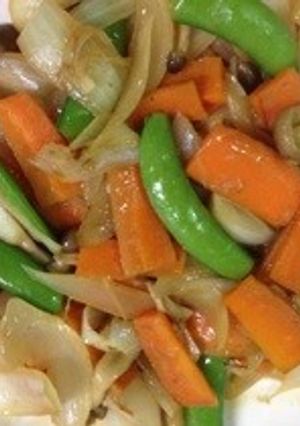えんどう豆の野菜炒め-レシピのメイン写真