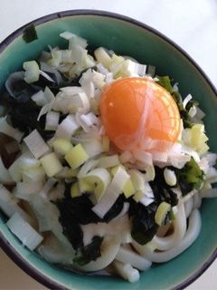 簡単月見冷やしうどん♡-レシピのメイン写真