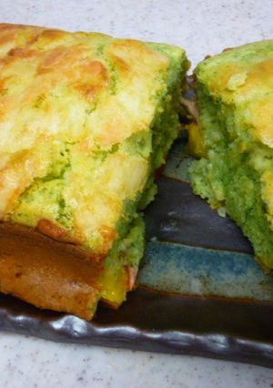 ほうれん草、ツナ、パプリカのケークサレ-レシピのメイン写真