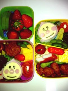 カクレモモジリ:キャラ弁-レシピのメイン写真
