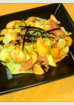 エリンギとベーコンのゆずポン炒め-レシピのメイン写真