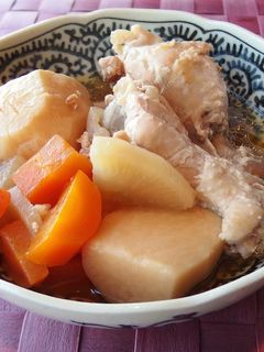 ホッコリホロホロ、手羽元と里芋の塩麹煮-レシピのメイン写真