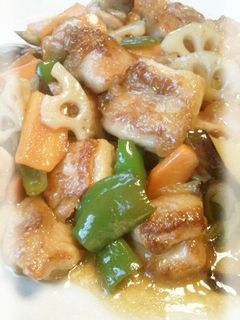 鶏肉と野菜のまろやか甘酢炒め-レシピのメイン写真