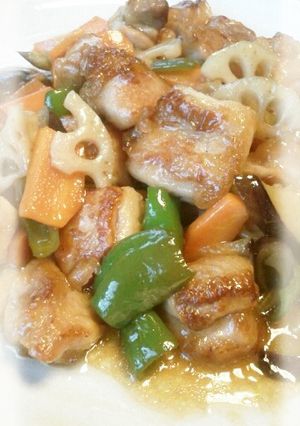 鶏肉と野菜のまろやか甘酢炒め-レシピのメイン写真