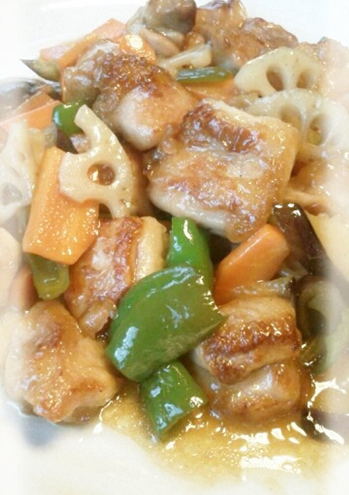 鶏肉と野菜のまろやか甘酢炒め-レシピのメイン写真