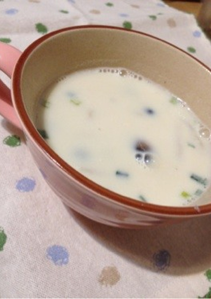 和風＊きのこの豆乳味噌スープ＊-レシピのメイン写真