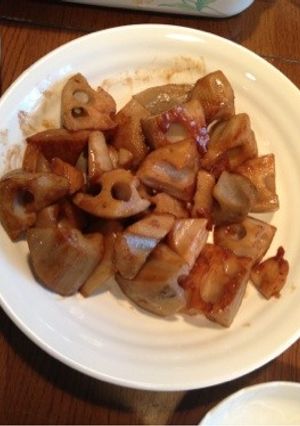 蓮根のきんぴら風-レシピのメイン写真