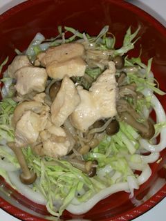 簡単!ゴマだれ鶏サラダうどん-レシピのメイン写真