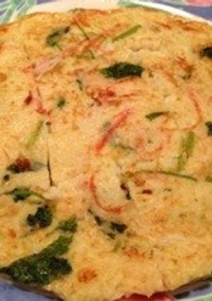 プラスそうめんで満腹チヂミ-レシピのメイン写真