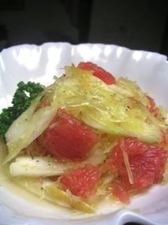 セロリとそうめんかぼちゃとグレープフルーツのサラダ-レシピのメイン写真