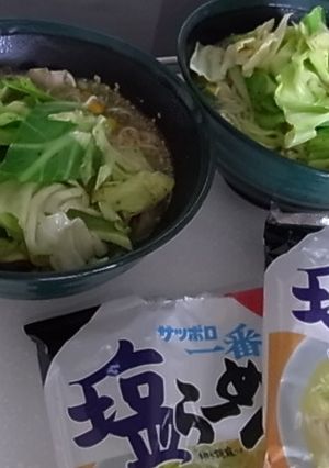野菜たっぷり　ヘルシー塩ラーメン-レシピのメイン写真
