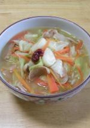 あったかとろーりあんかけニンニク辛味噌ラーメン-レシピのメイン写真