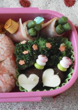 ラブなめこ☆キャラ弁☆-レシピのメイン写真