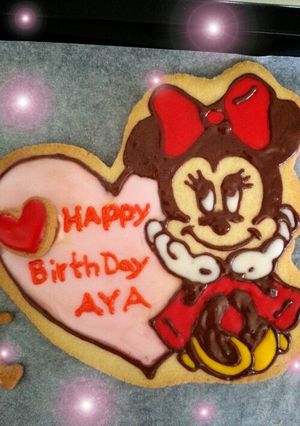 アイシング ミニーマウス-レシピのメイン写真