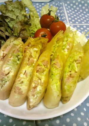 スパムのサラダ春巻き-レシピのメイン写真