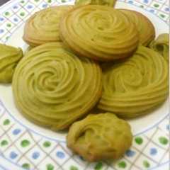 รูปของ はまる！抹茶絞り出しクッキー(^^)