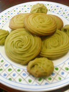 はまる!抹茶絞り出しクッキー(^^)-レシピのメイン写真