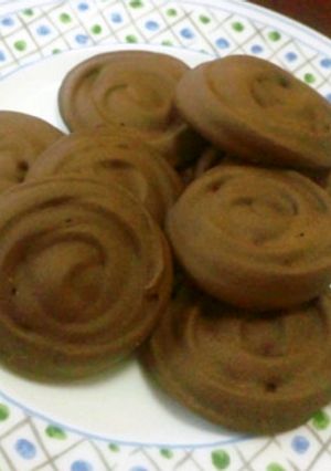 ココア絞り出しクッキー!(^^)!-レシピのメイン写真