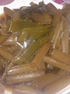 つば(つわぶき)の佃煮-レシピのメイン写真