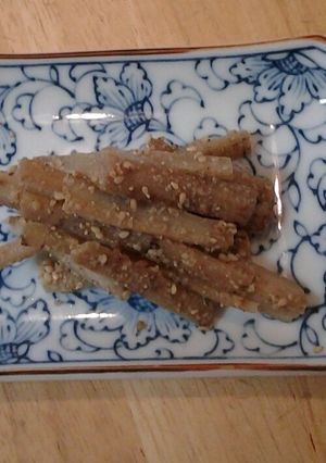 ゴボウの胡麻酢ハチミツ-レシピのメイン写真