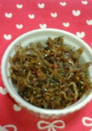 ご飯のお供に♪ちりめんじゃこの佃煮☆-レシピのメイン写真