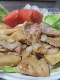 もち豚ロースと筍の生姜焼き-レシピのメイン写真