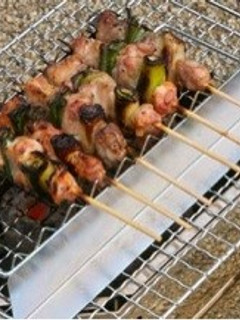 ハンゴーコンロで焼き鳥!-レシピのメイン写真