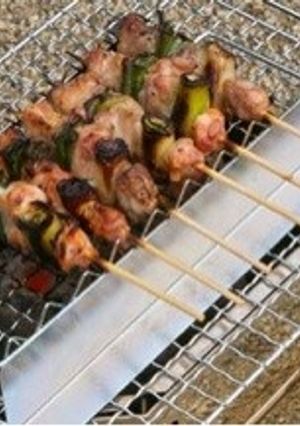 ハンゴーコンロで焼き鳥！-レシピのメイン写真