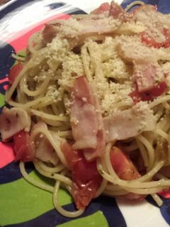 バジルソースでパスタ-レシピのメイン写真