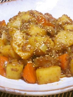 韓国風☆いもとニンジンの煮物-レシピのメイン写真