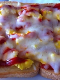 スクランブルエッグトースト-レシピのメイン写真