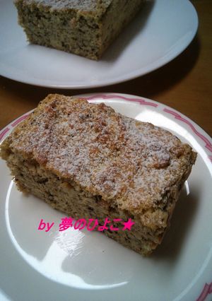 オイル・粉不使用★おからの紅茶ケーキ-レシピのメイン写真