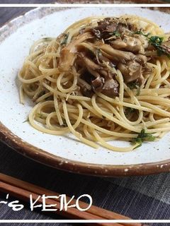 まいたけとじゃこの醤油スパゲティ-レシピのメイン写真