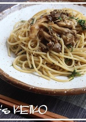 まいたけとじゃこの醤油スパゲティ-レシピのメイン写真