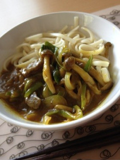 冷やしカレーうどん。-レシピのメイン写真