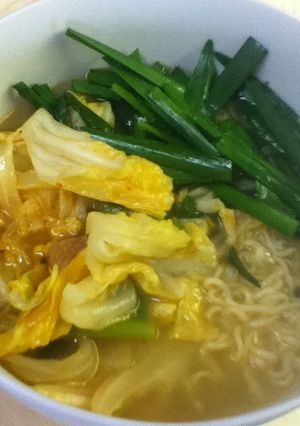 ニラたっぷり♡ピリ辛塩ラーメン-レシピのメイン写真