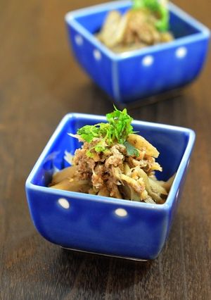 鯖缶と牛蒡で生姜たっぷり佃煮-レシピのメイン写真