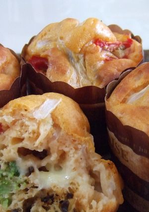 ＨＭと塩昆布で簡単！お野菜のカップケーキ-レシピのメイン写真