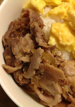 豚肉二色丼-レシピのメイン写真