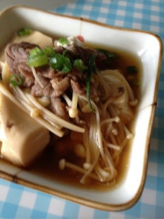 牛肉豆腐-レシピのメイン写真