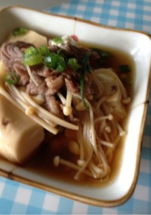 牛肉豆腐-レシピのメイン写真