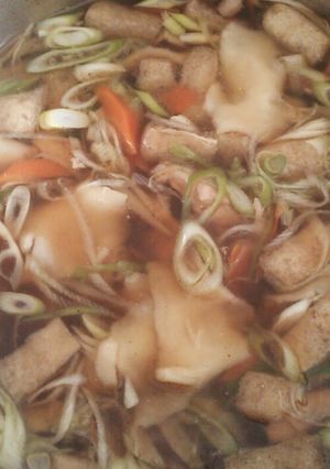 鶏肉のだしが美味しい♪すいとん汁-レシピのメイン写真