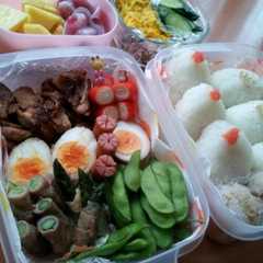 รูปของ 運動会お弁当　揚げないから朝楽♪2013