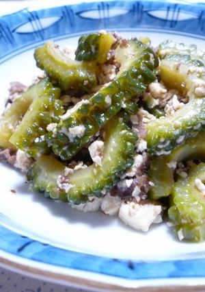 ゴーヤと牛肉のオイスターソース煮-レシピのメイン写真