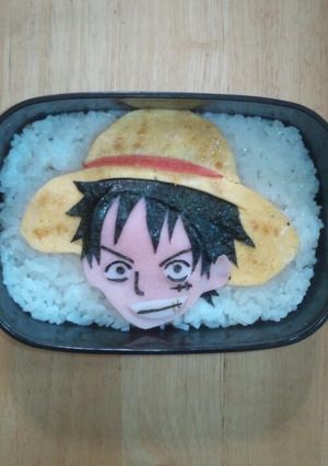 キャラ弁　ルフィの顔-レシピのメイン写真